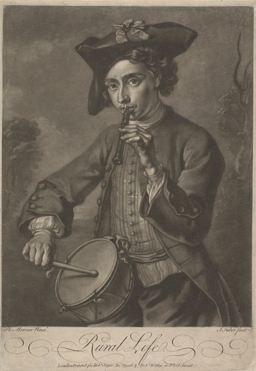 Het Vermaak van de Herder door John Faber the younger