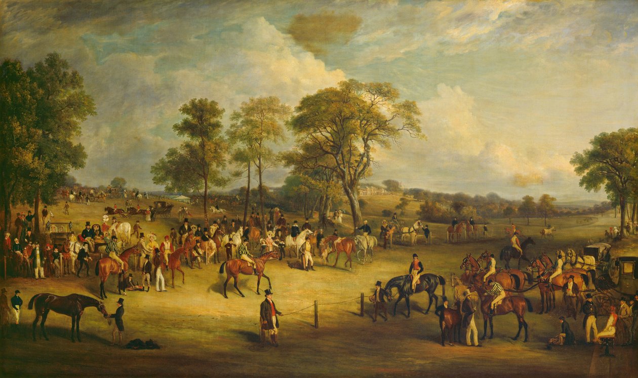 Heaton Park races door John Ferneley