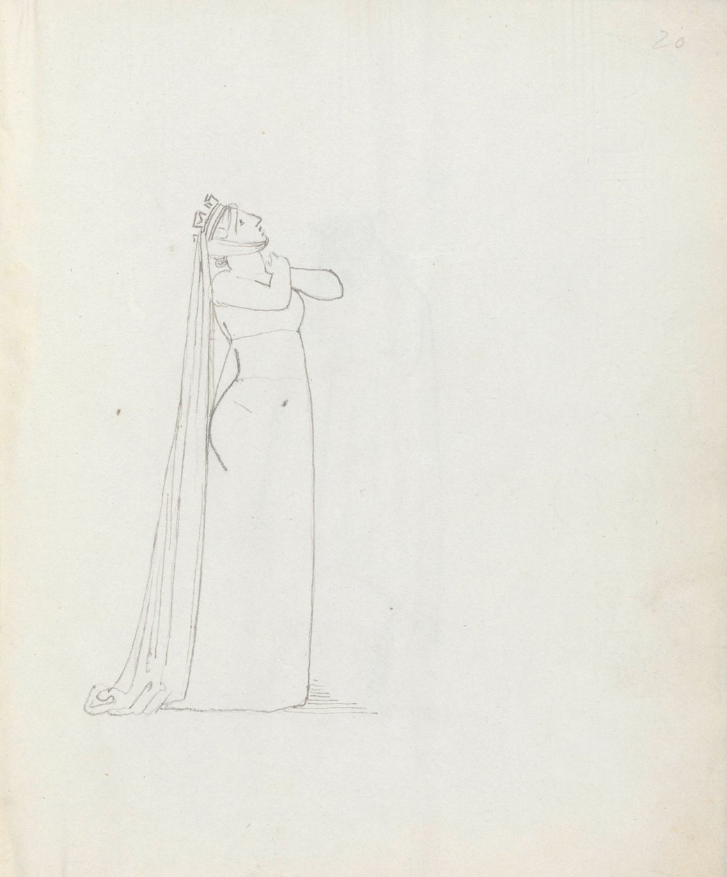 Mevrouw Siddons als Constance door John Flaxman