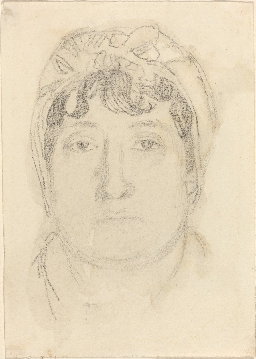 Portret van een Vrouw door John Flaxman