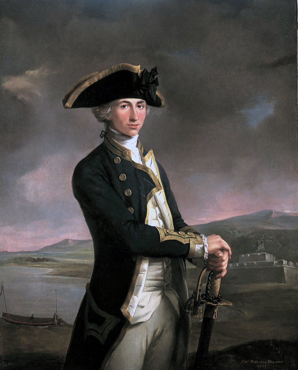 Portret van Horatio Nelson (1758-1805) door John Francis Rigaud
