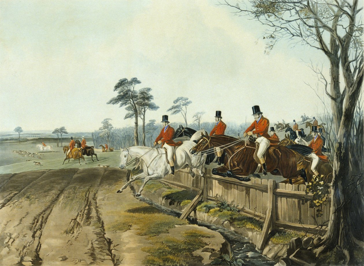 Full Cry (gegraveerd door Huffman en Mackrill) door John Frederick Herring Snr