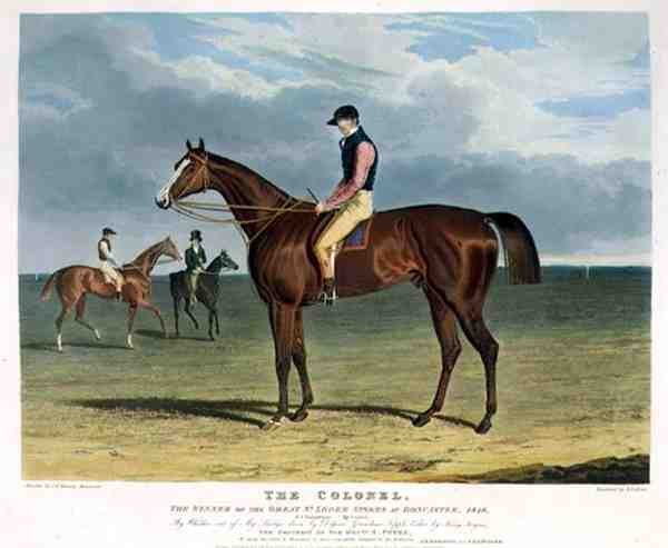 The Colonel, de Winnaar van de Grote St. Leger Stakes in Doncaster door John Frederick Herring Snr