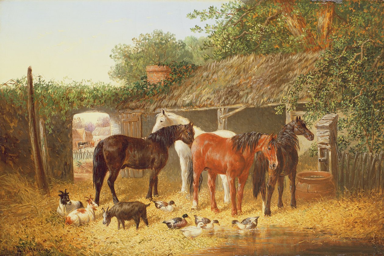 Boerderijgenoten door John Frederick Herring Junior