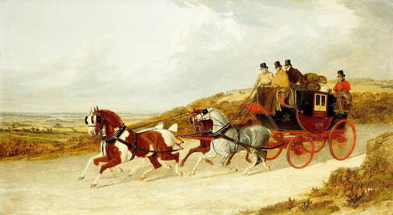 De Edinburgh en Londen Royal Mail, 1838 door John Frederick Herring Senior