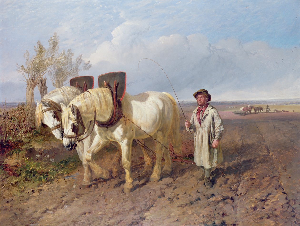 Het ploegteam door John Frederick Herring Senior