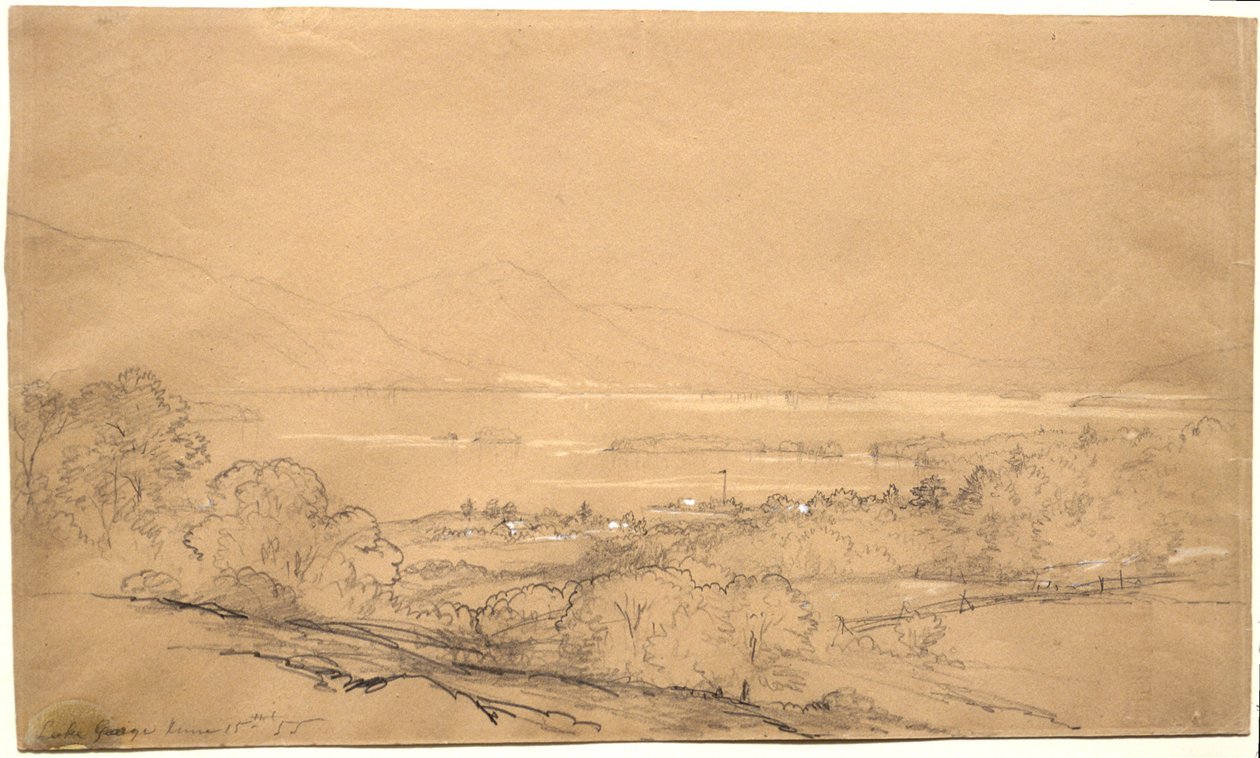 Lake George door John Frederick Kensett