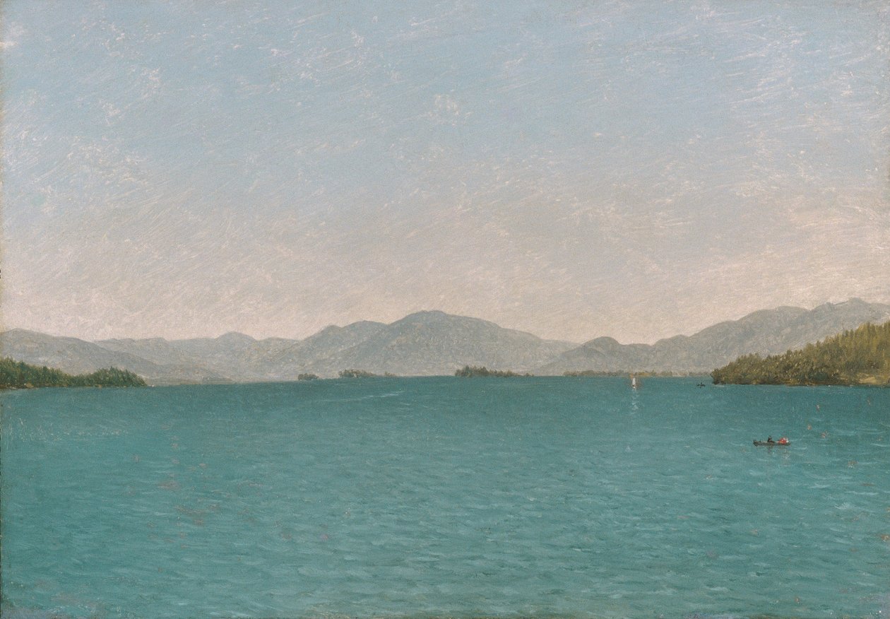 Lake George, Vrije Studie door John Frederick Kensett