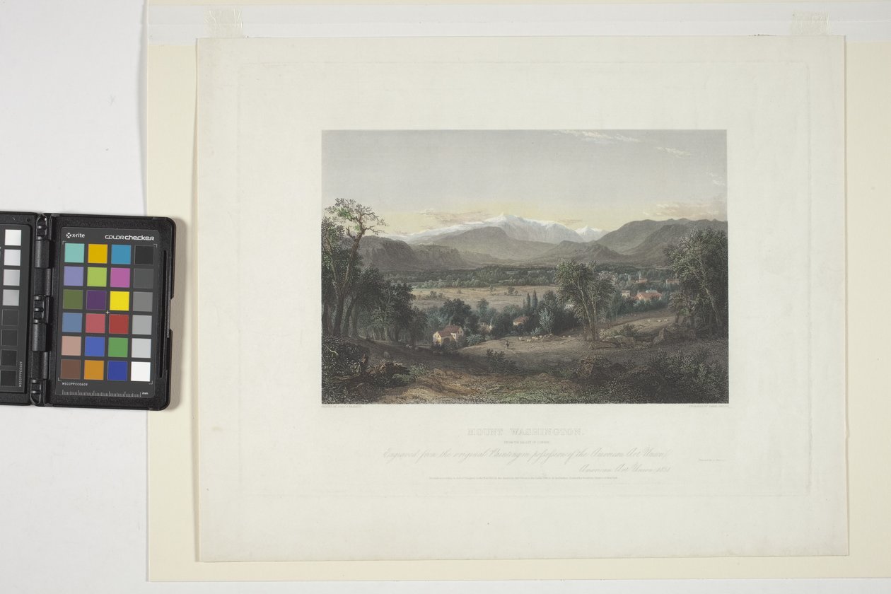 Mount Washington vanuit de vallei van Conway door John Frederick Kensett