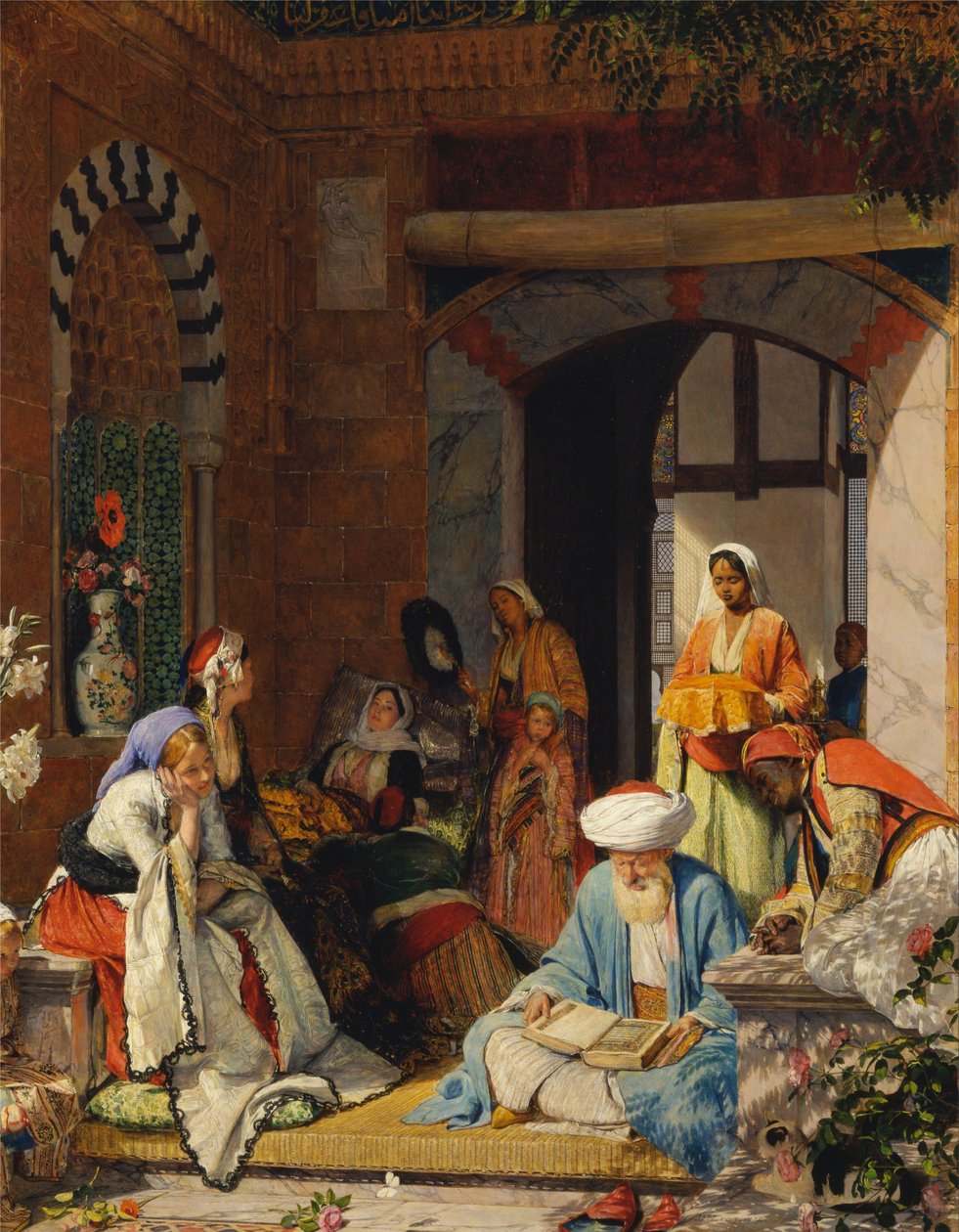 "En het gebed van geloof zal de zieke redden". door John Frederick Lewis