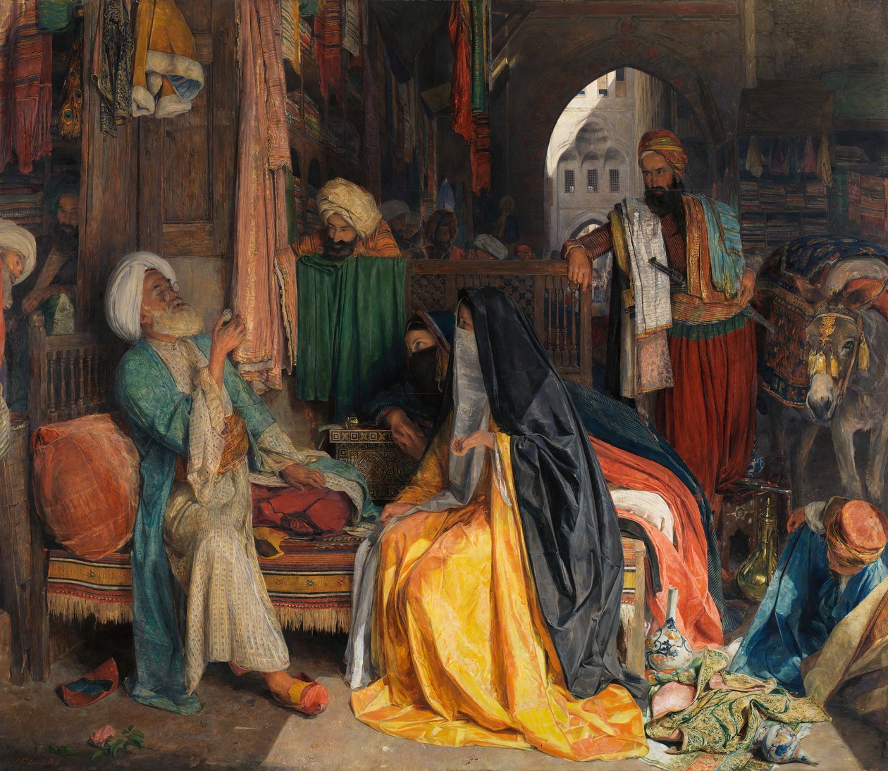 De twijfelachtige munt door John Frederick Lewis