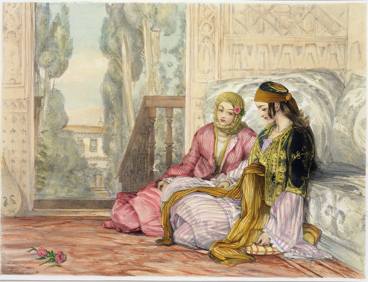 De Harem, plaat 1 uit 