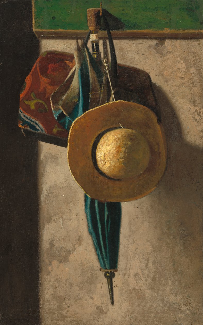 Strohoed, Tas en Paraplu door John Frederick Peto