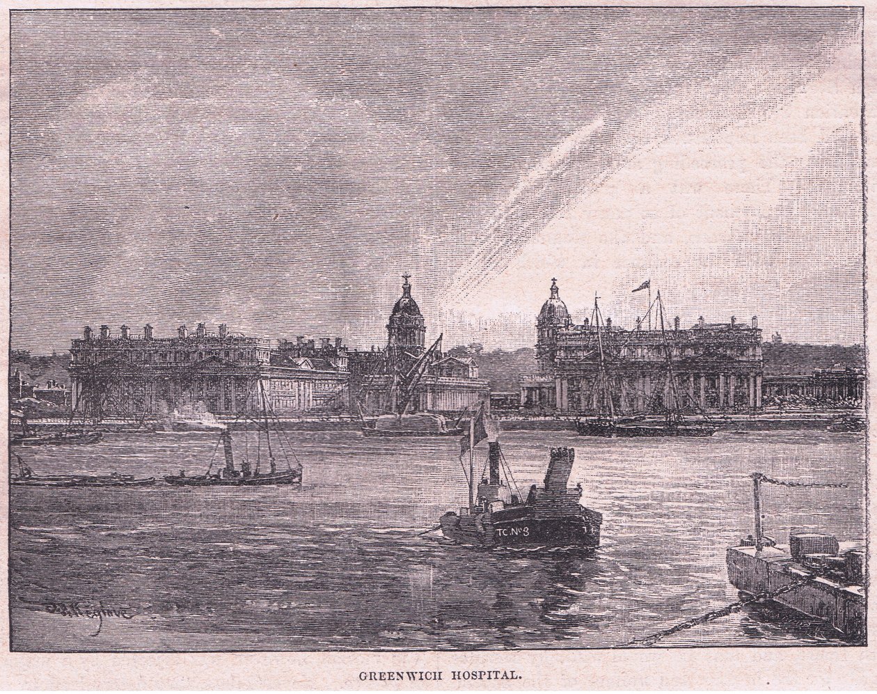 Greenwich Hospital door John Fulleylove
