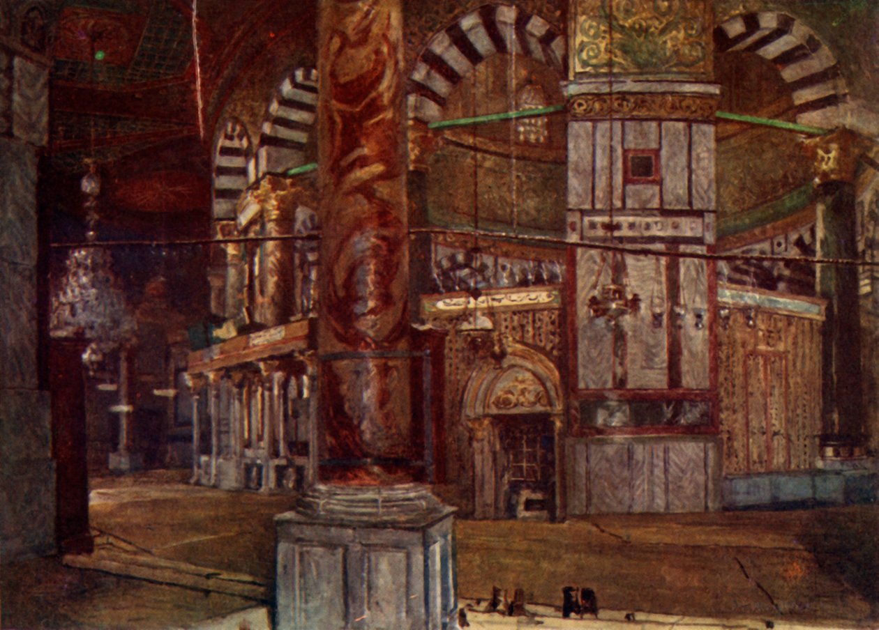Interieur van de Rotskoepel vanuit het Zuidoosten, 1902 door John Fulleylove