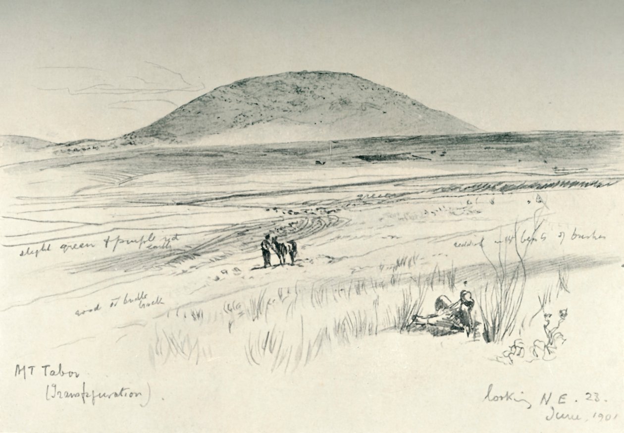Berg Tabor, 1902 door John Fulleylove