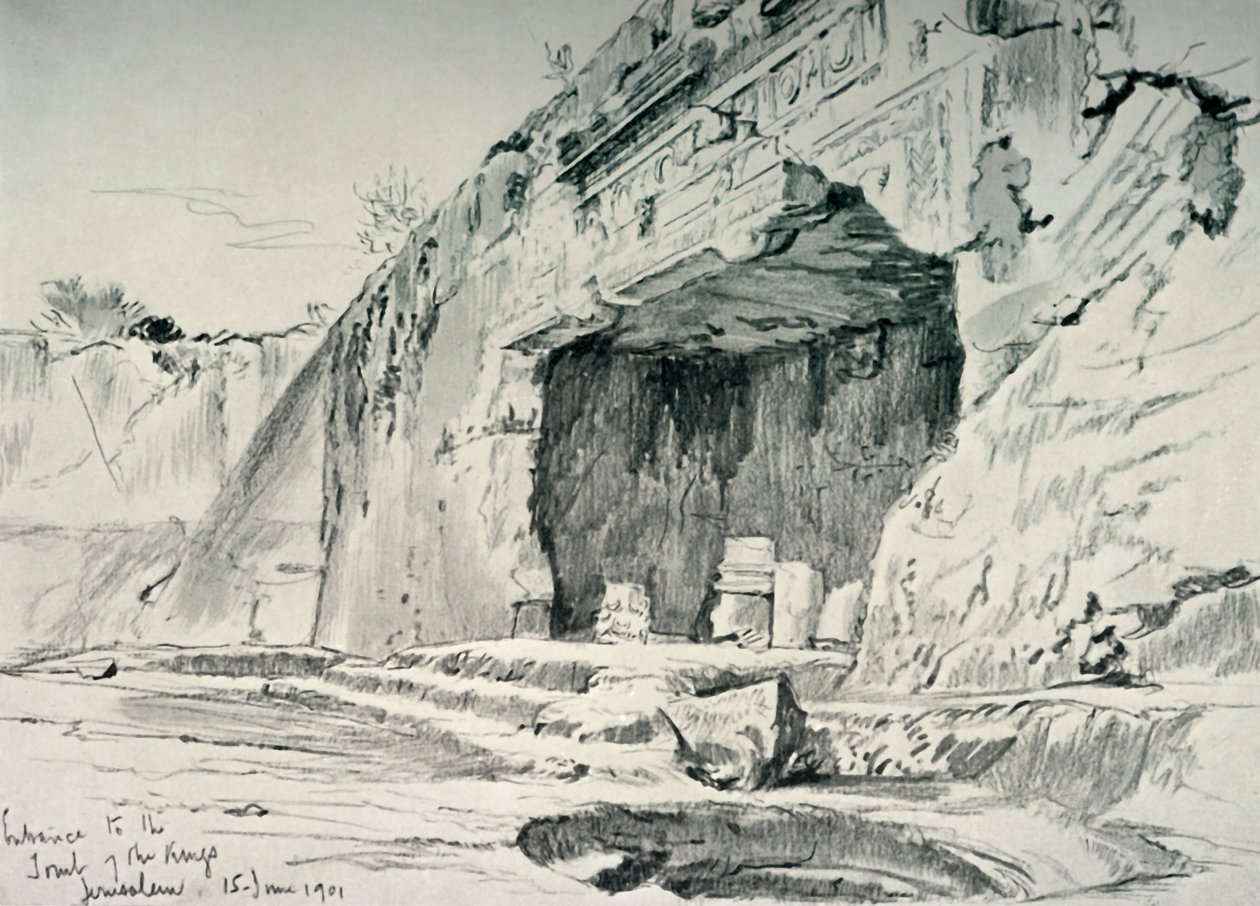 De zogenaamde graven van de koningen, 1902 door John Fulleylove