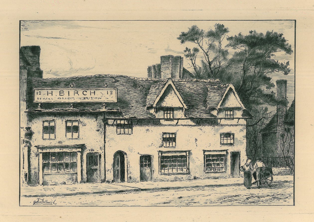 Oude Huizen, North Street, Wolverhampton, uit 