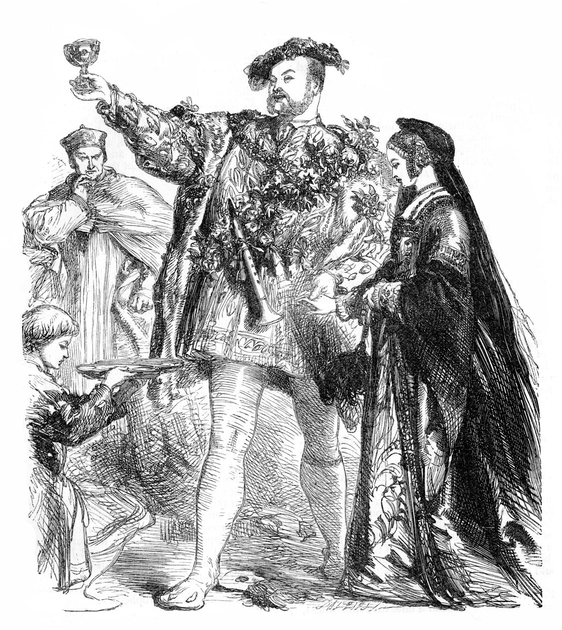 Hendrik VIII door William Shakespeare door John Gilbert