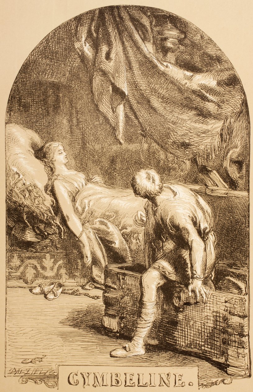 Illustratie voor Cymbeline, uit 