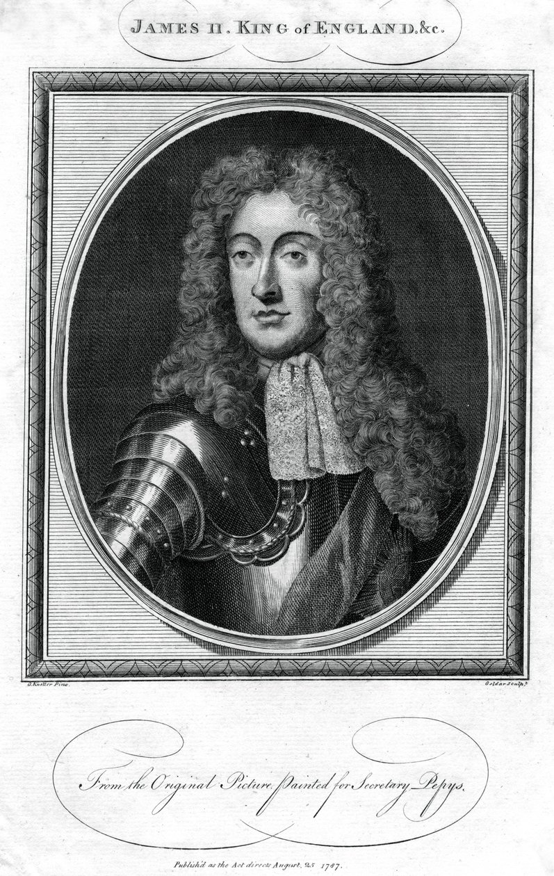 Koning James II van Engeland, 1787 door John Goldar