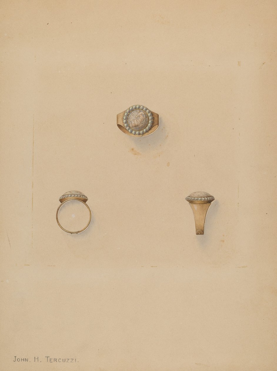 Rouwring door John H. Tercuzzi