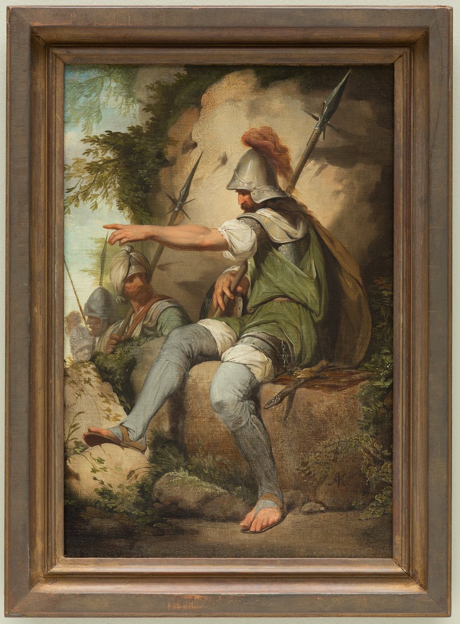 Bandiet neemt zijn post in door John Hamilton Mortimer