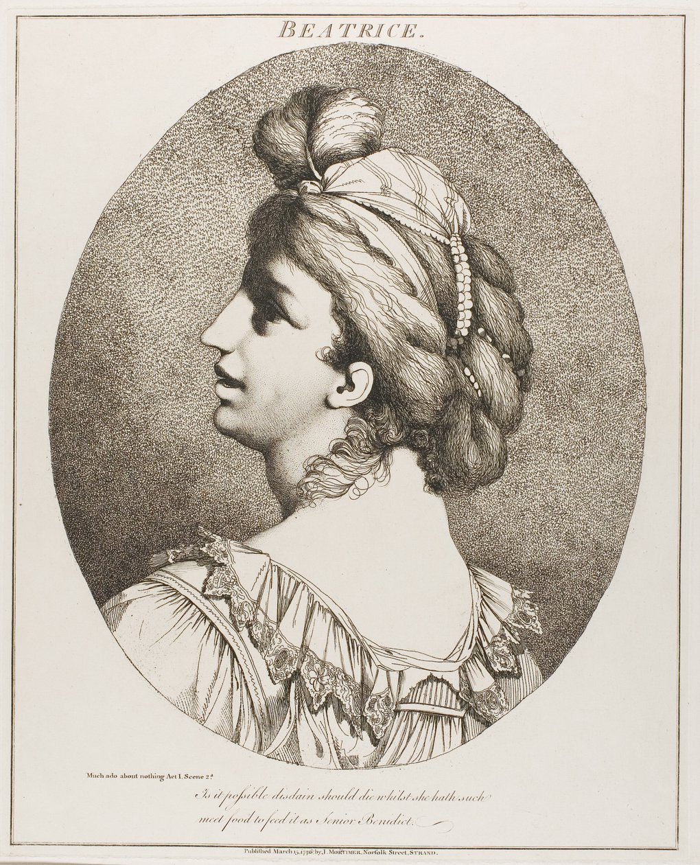 Beatrice door John Hamilton Mortimer