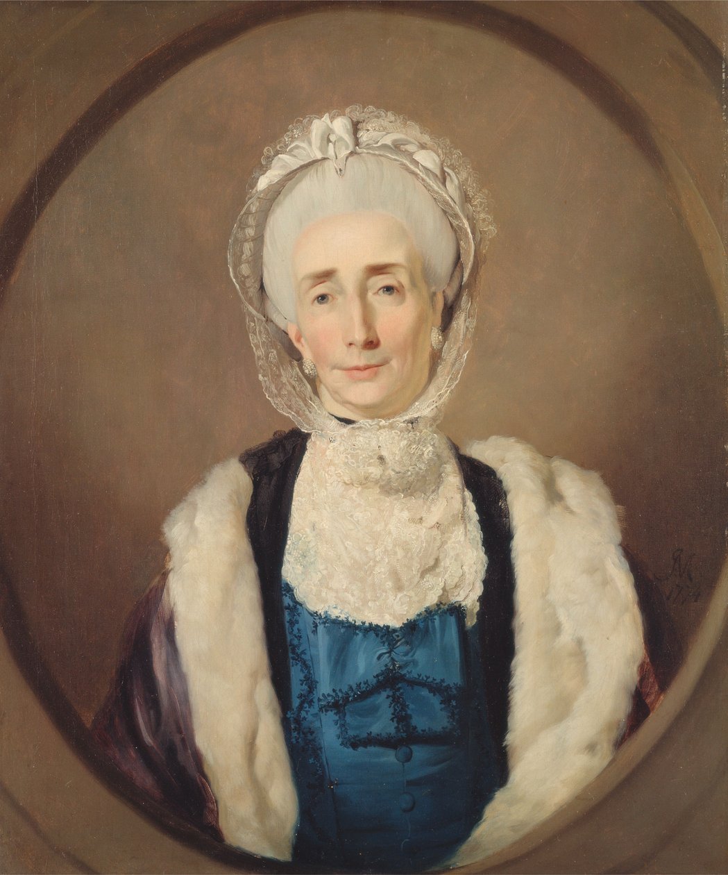 Mary Lushington, geboren Altham door John Hamilton Mortimer