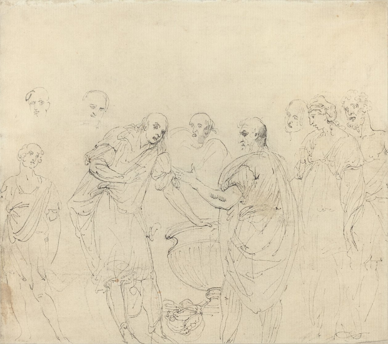 Mucius Scaevola door John Hamilton Mortimer
