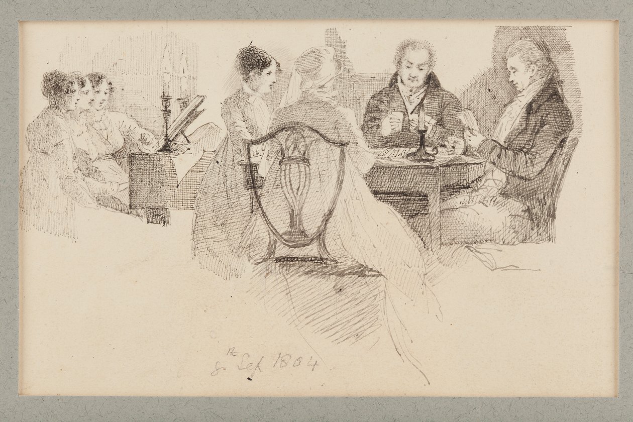 Een Avondentertainment, 1804 door John Harden