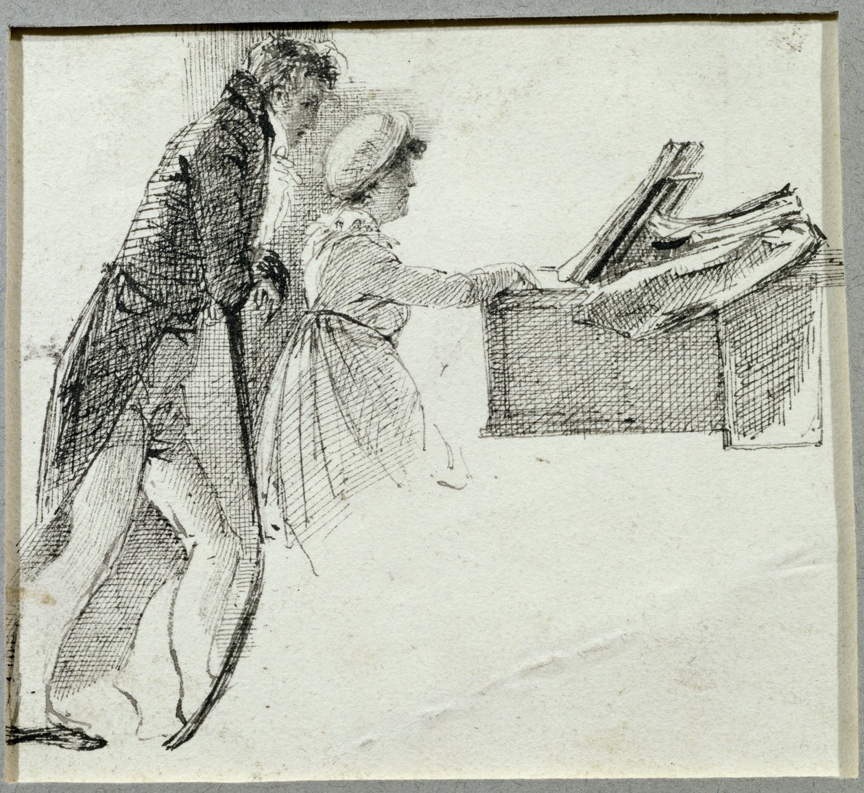 Aan de Piano door John Harden