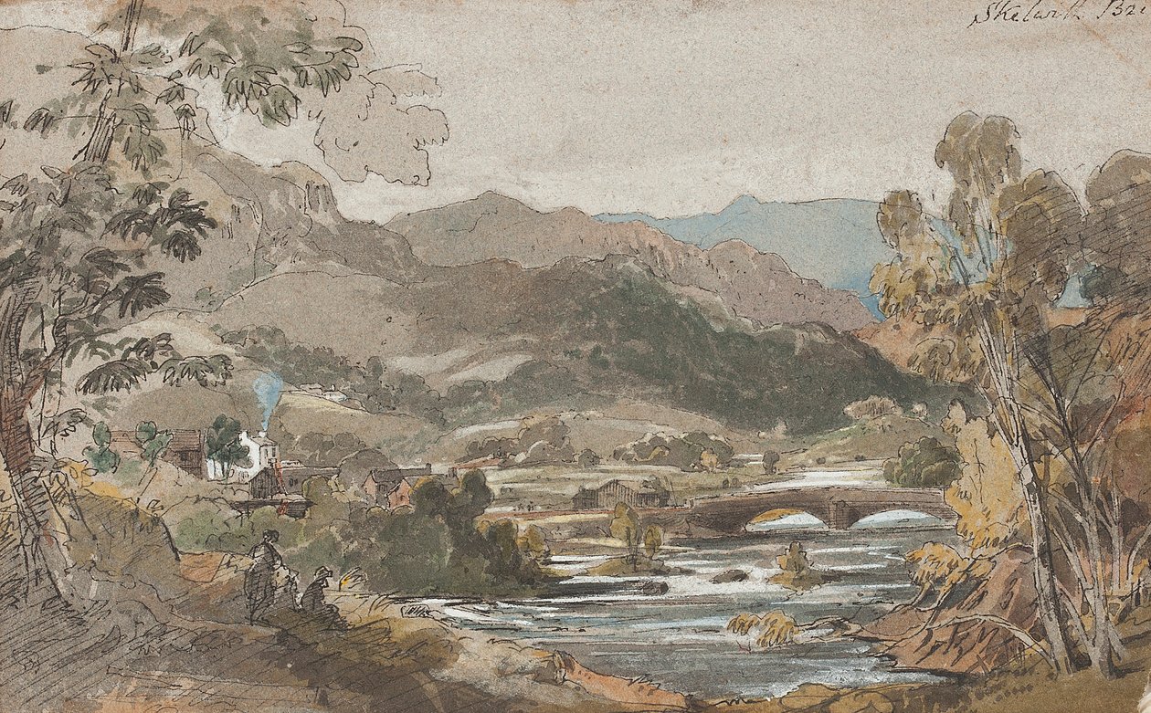 Skelwith Bridge, 1812 door John Harden