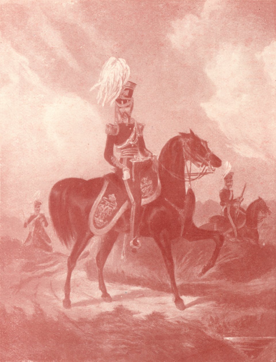 Officier, 13e lichte dragonders, ca. 1820-1870, 1909 door John Harris Junior