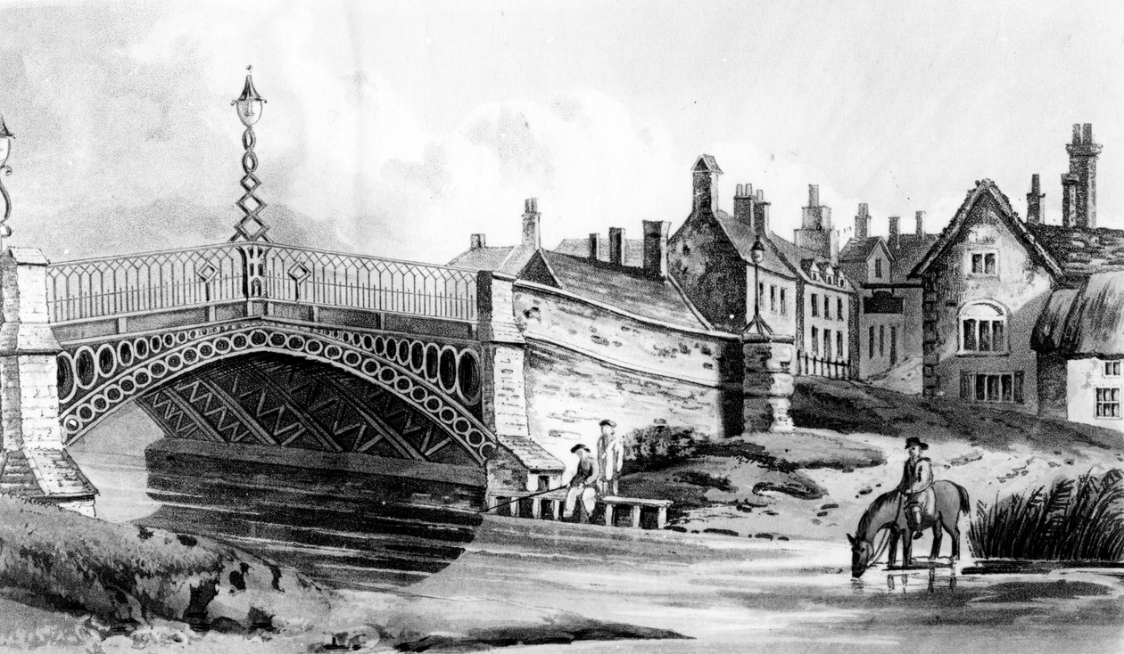 Newport Pagnell, Bucks, 1819 door John Hassell