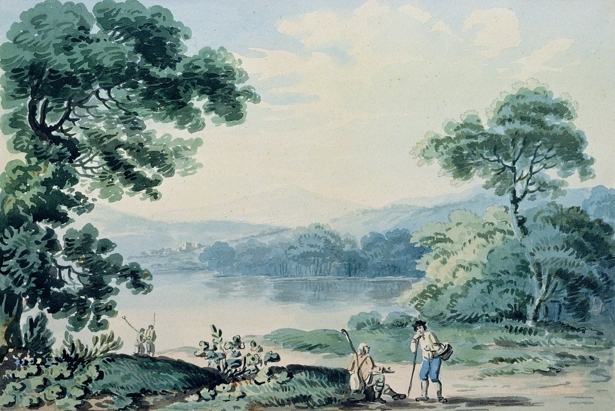 Uitzicht nabij Virginia, County Cavan door John Henry Campbell