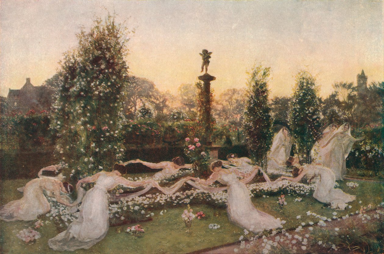 Cupids Tuin, ca. 1900 door John Henry Lorimer