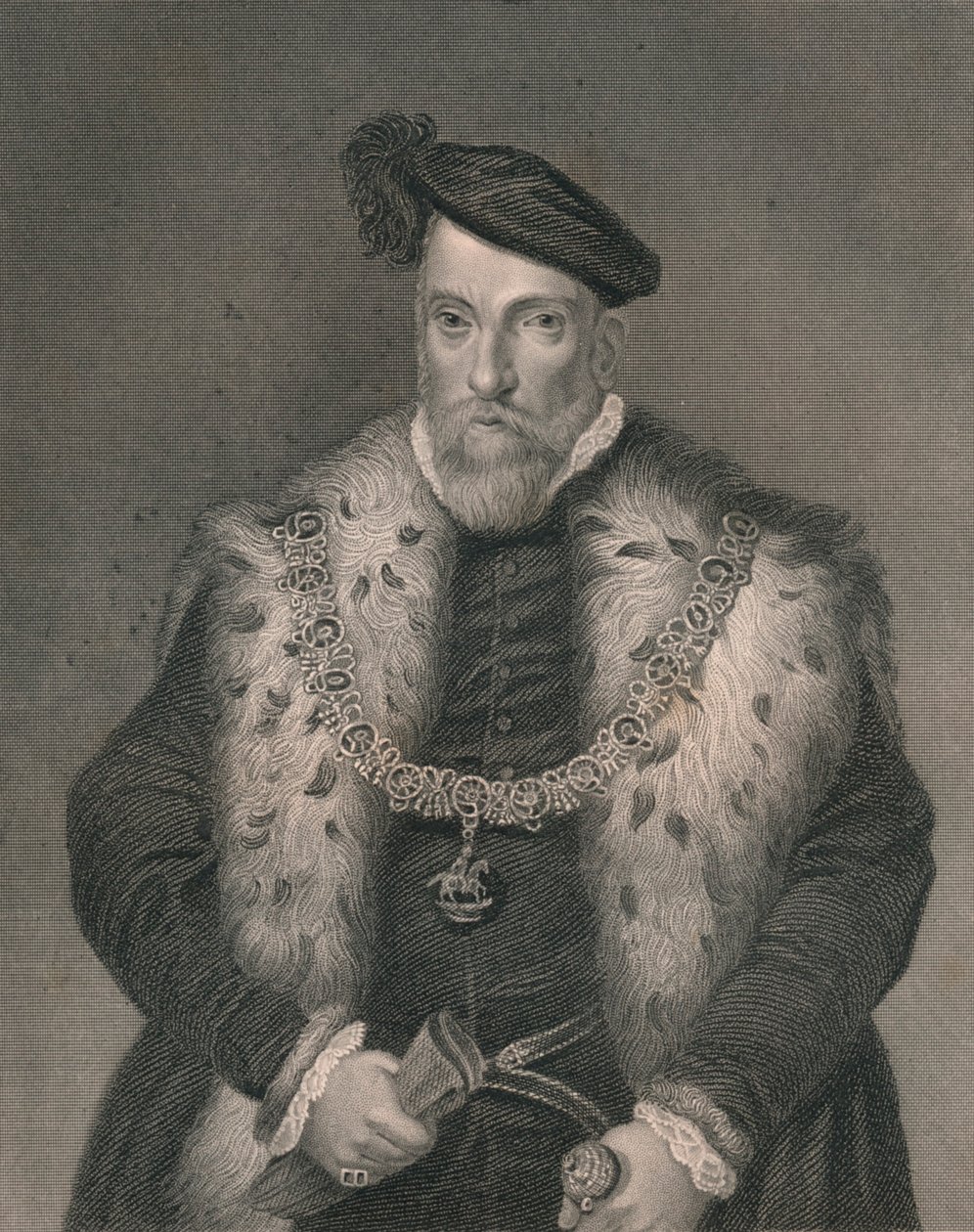 Henry Fitzalan, Graaf van Arundel, begin-midden 19e eeuw door John Henry Robinson