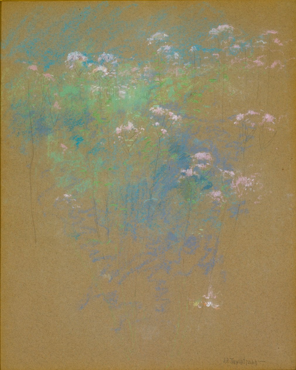 Bloemen door John Henry Twachtman