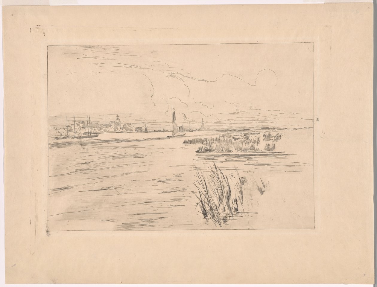 Holland Dijken door John Henry Twachtman