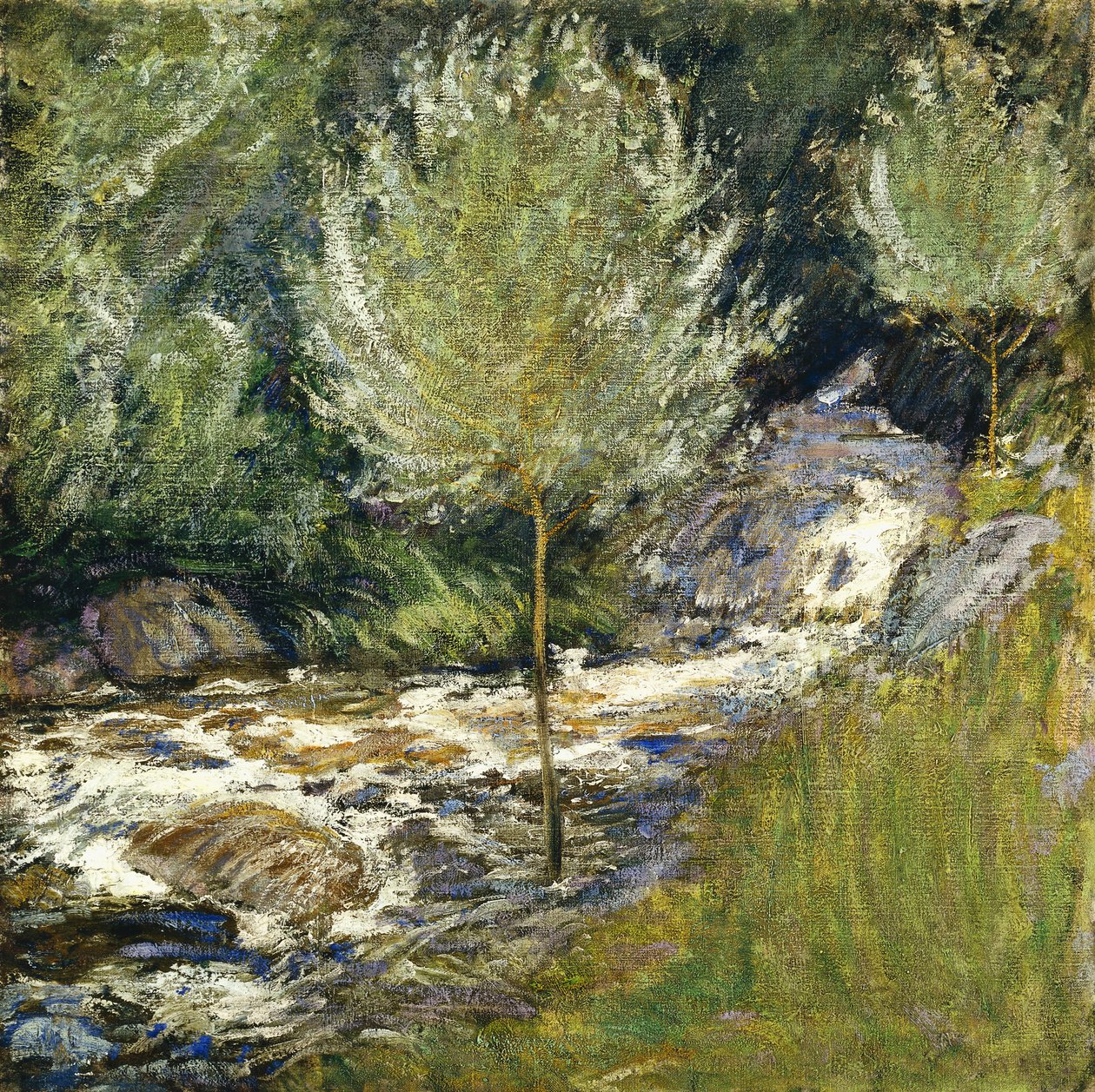 Horseneck Falls, Greenwich, Connecticut door John Henry Twachtman