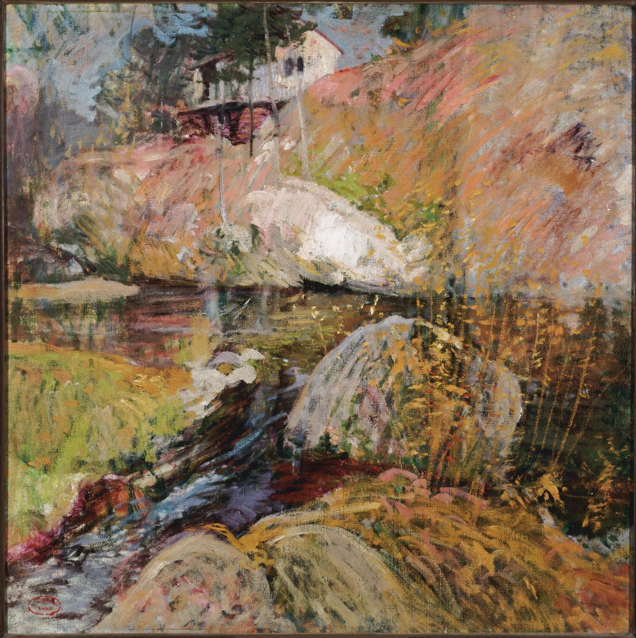 Mijn zomeratelier door John Henry Twachtman