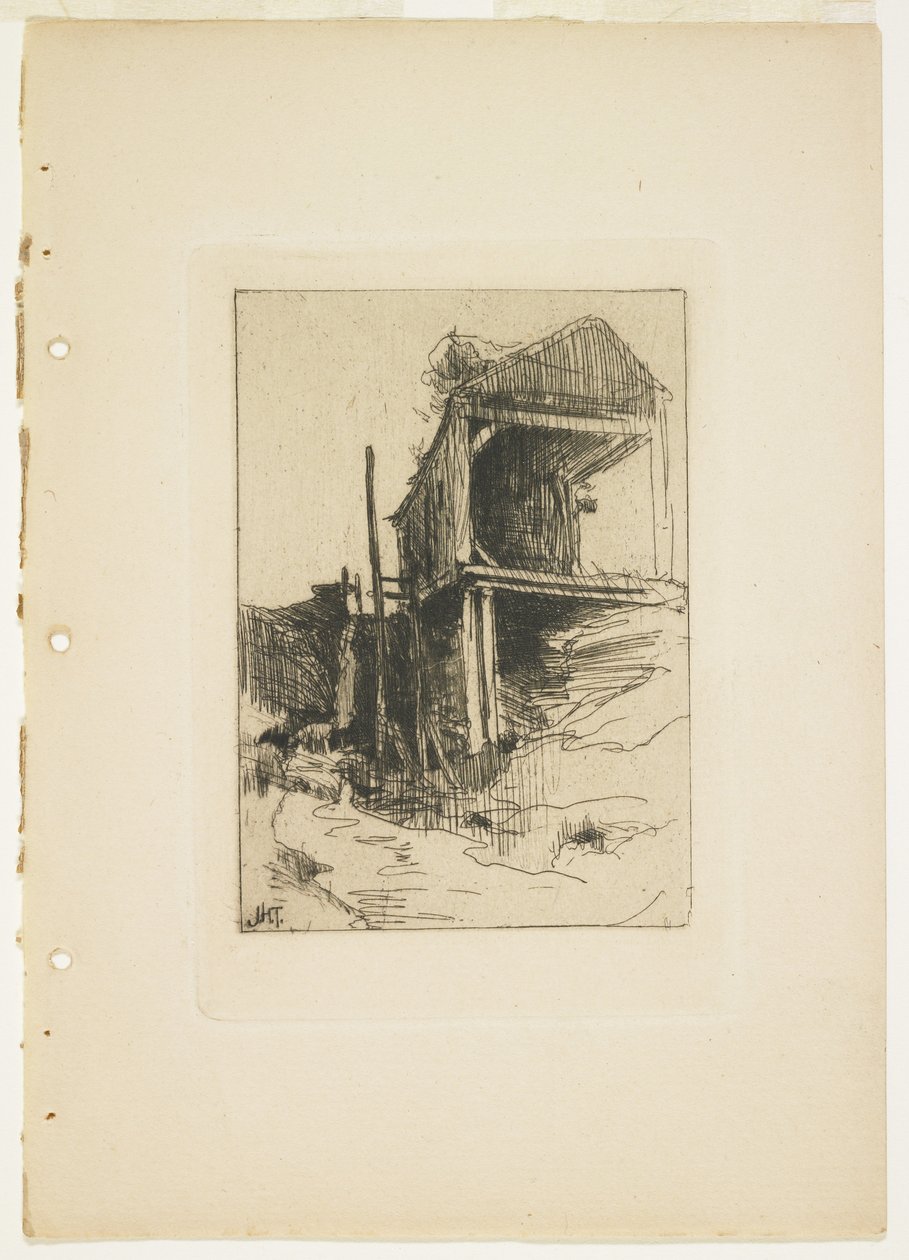 De Verlaten Molen, 1888-1889 door John Henry Twachtman