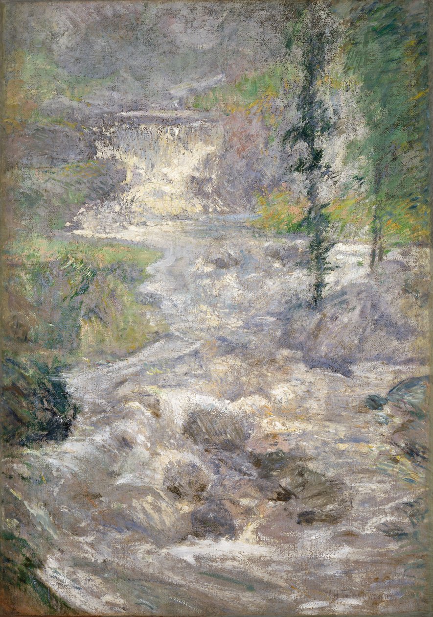 De bron van de regenboog, ca.1890-1900 (olieverf op doek) door John Henry Twachtman