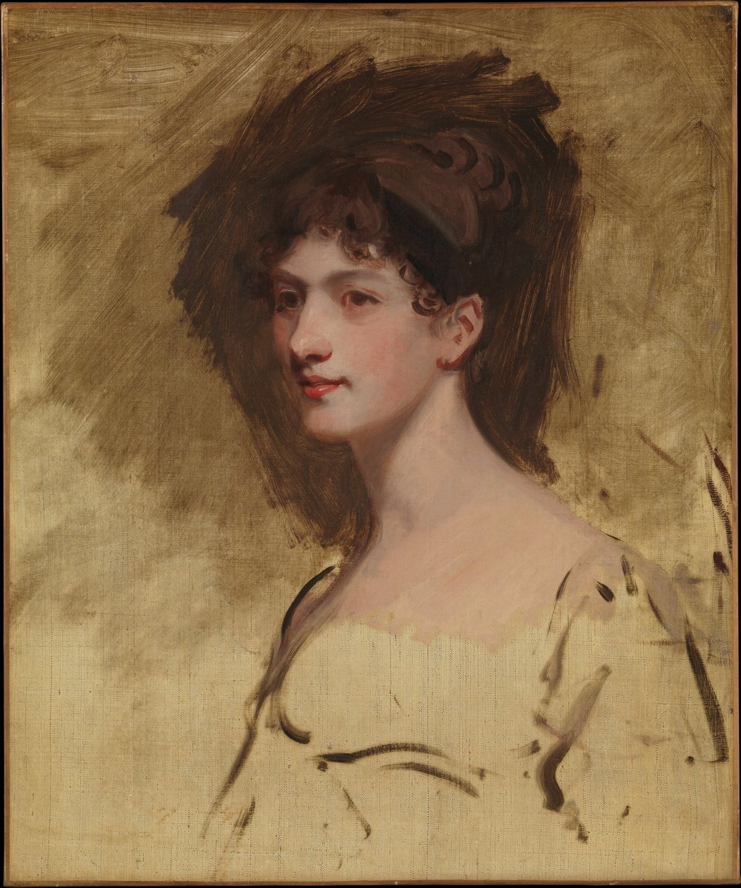 Lady Hester King (overleden in 1873) door John Hoppner