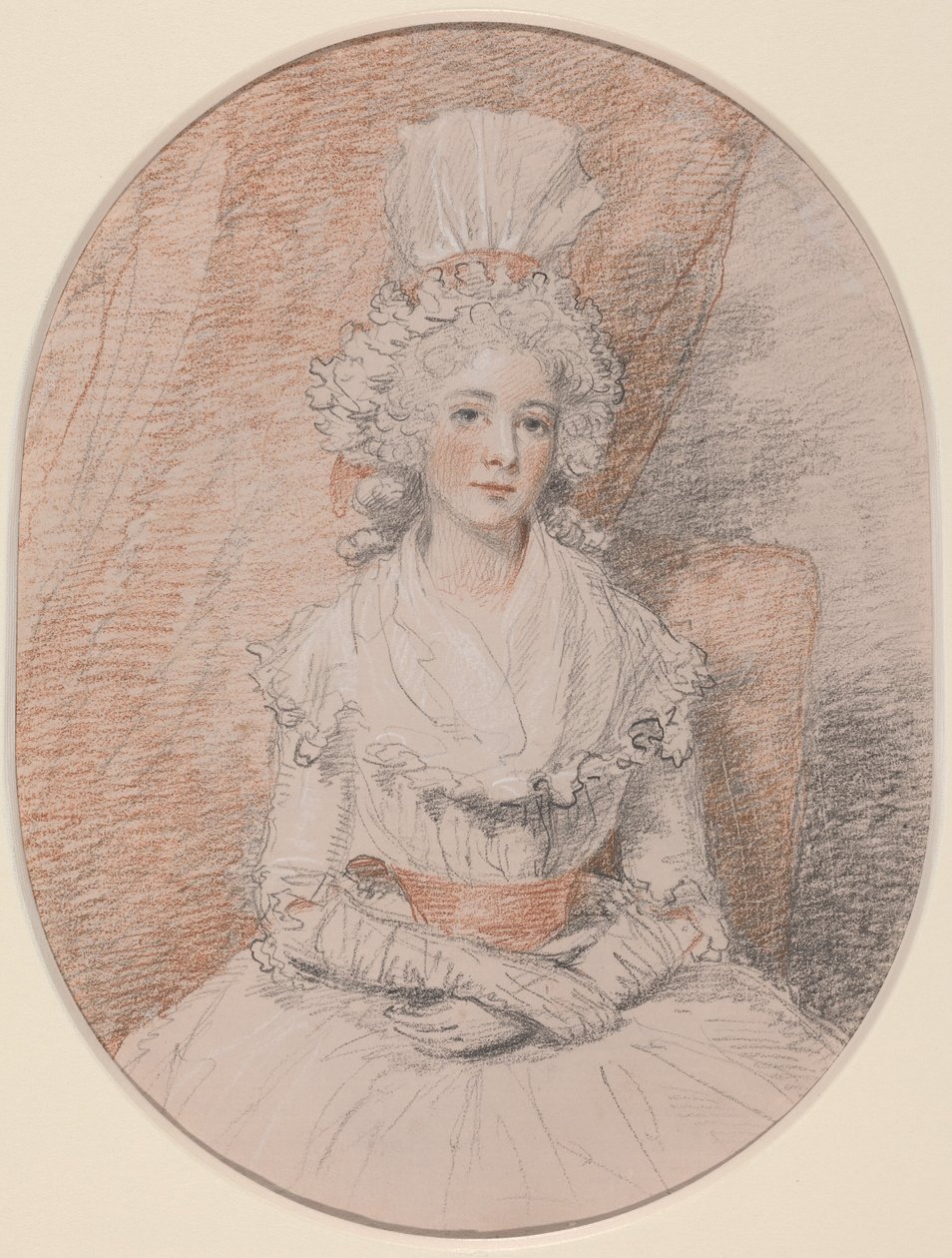 Juffrouw Frances Beresford door John Hoppner