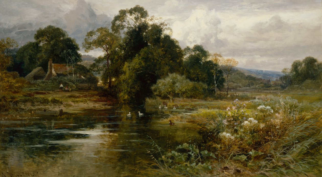 Bij Dorking, Surrey door John Horace Hooper