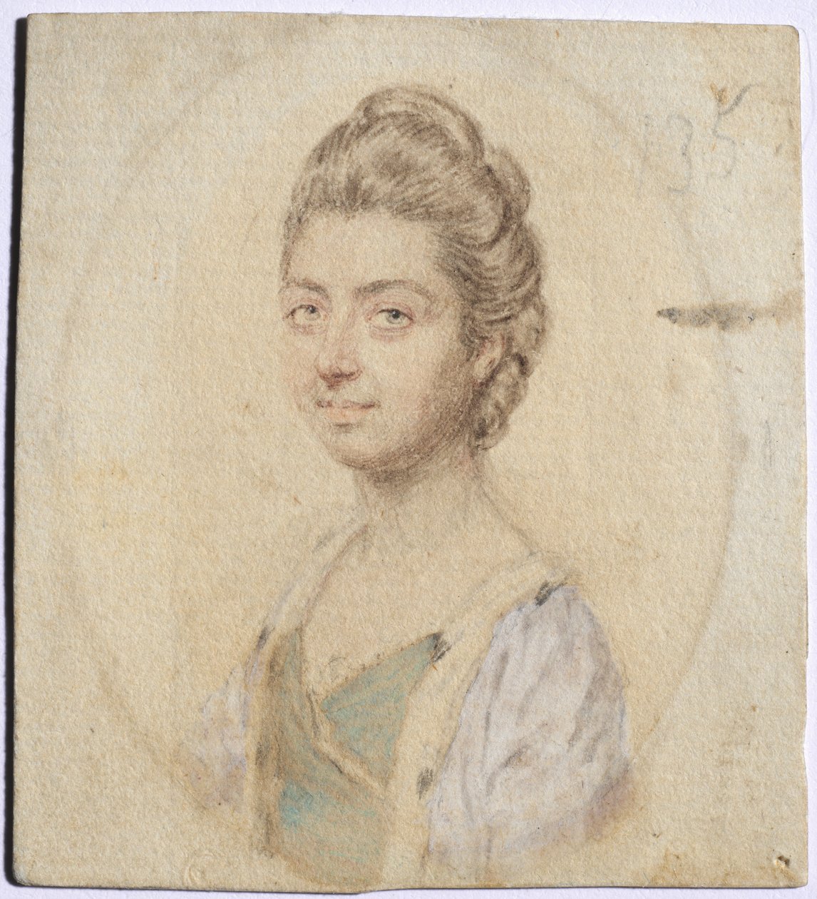 Portret van Sukey, Lady Oglander, née Serle, ca. 1770s door John I. smart