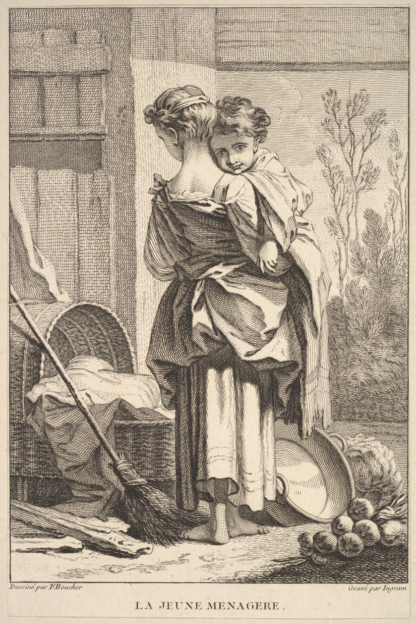 De Jonge Huisvrouw, 1741-63 door John Ingram