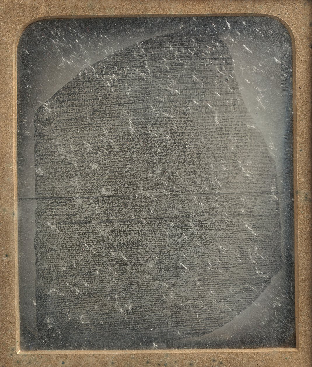 Kopie van de Steen van Rosetta door John Jabez Edwin Mayall